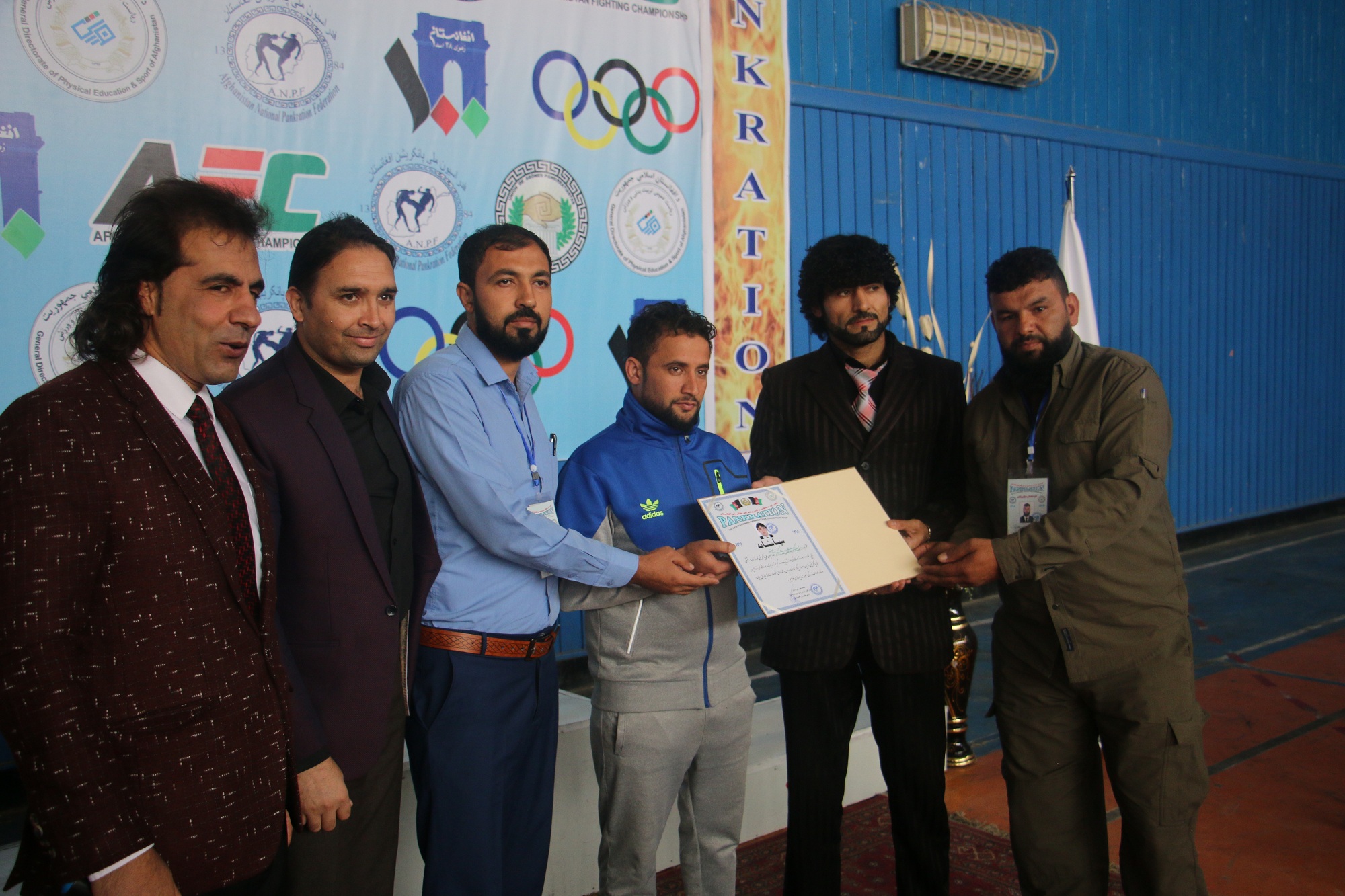 رقابت های منتخبه تیم ملی پانکریشن با شناسایی چهره های برتر امروز در کابل پایان یافت