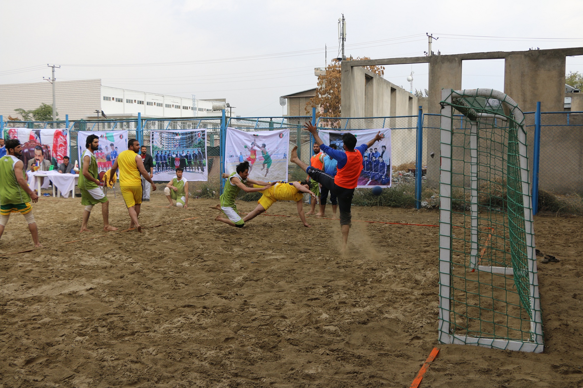 برگزاری هشتمین دور مسابقات انتخاباتی هندبال ساحلی شهر کابل .