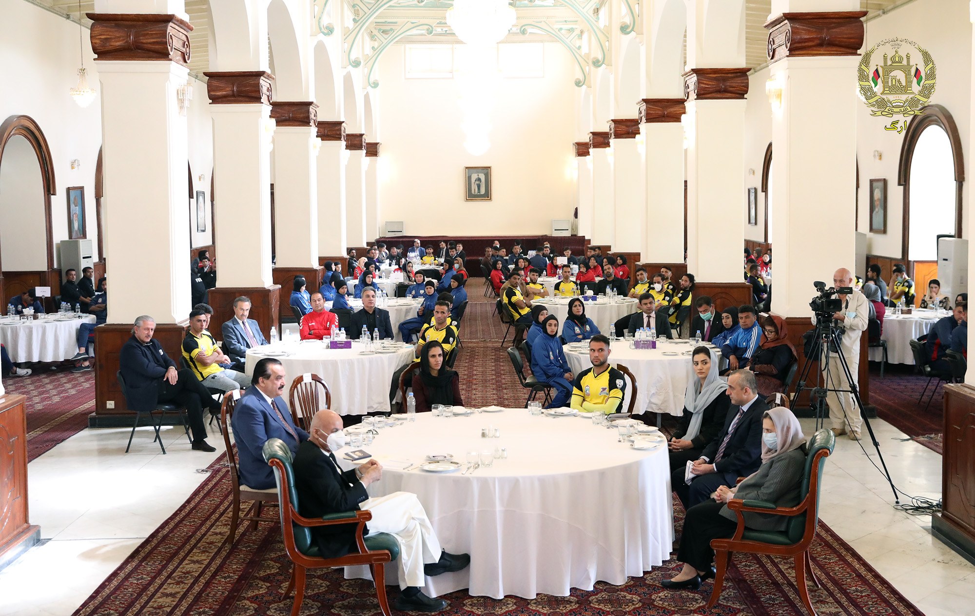 دیدار ریس جمهور با وزرشکاران