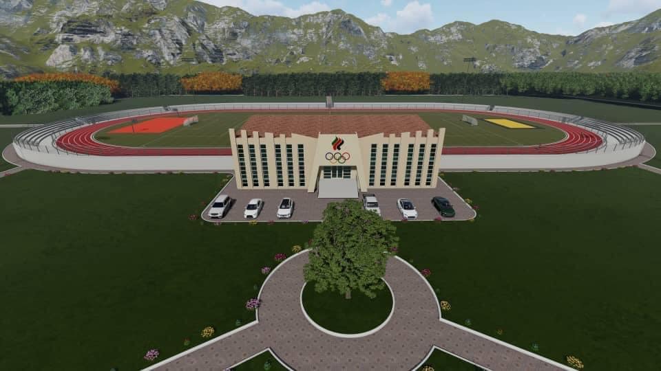 طرح و دیزاین استدیوم ورزشی در ولایت دایکندی تکمیل گردید.