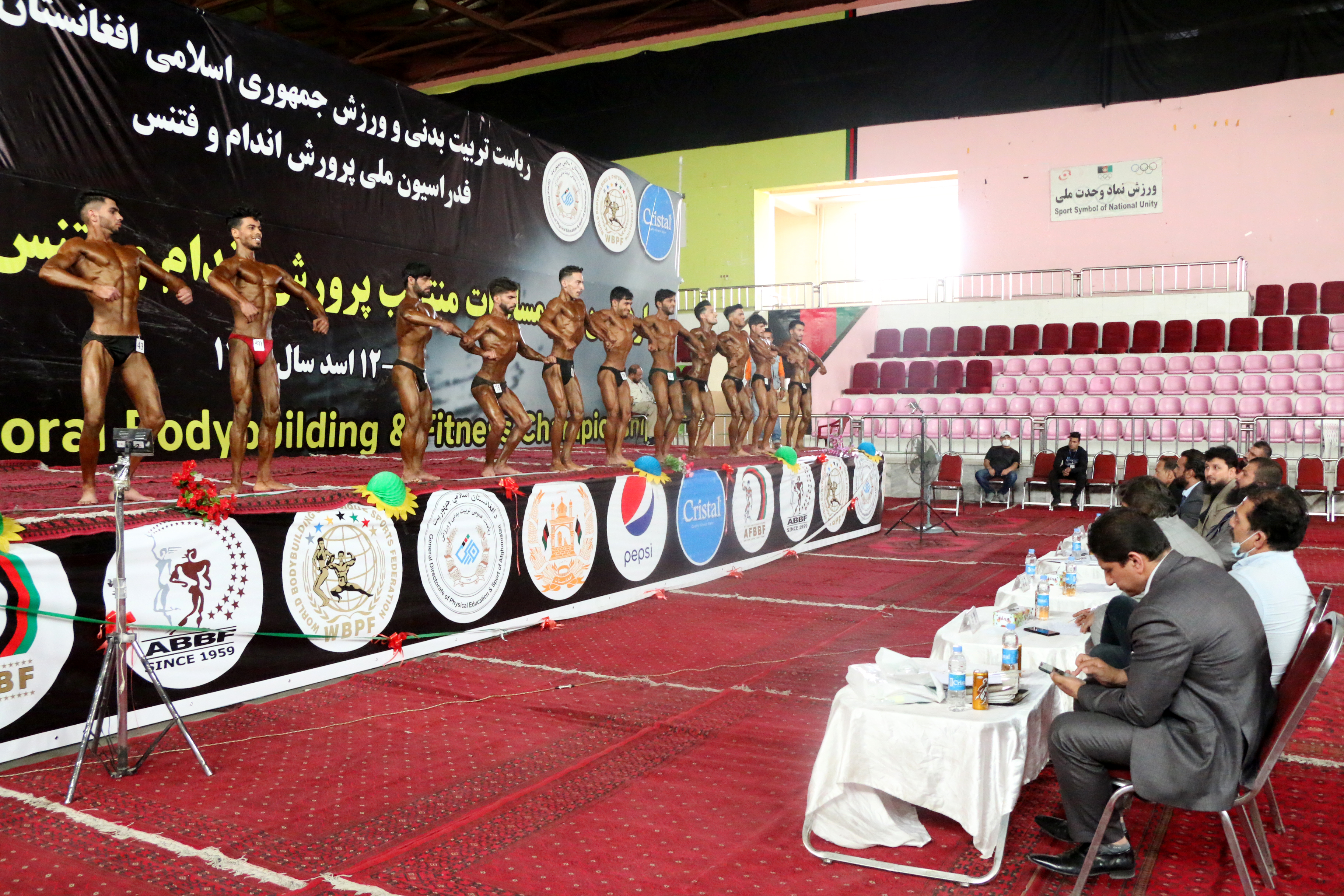 چهاردهمین دور رقابتهای منتخبه پرورش اندام در کابل 