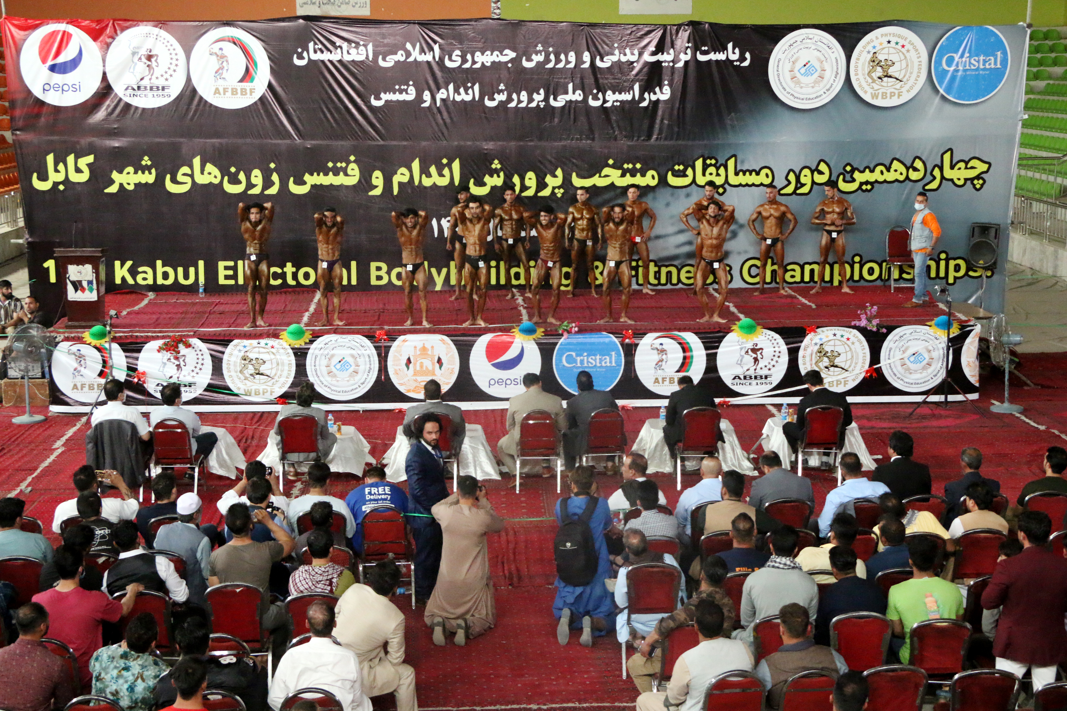 چهاردهمین دور رقابتهای منتخبه پرورش اندام در کابل 