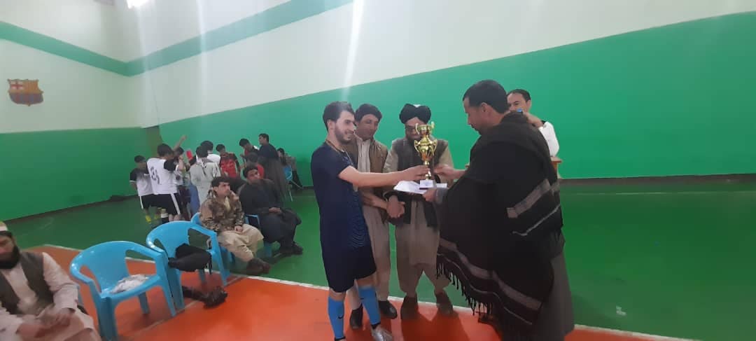 تیم آریانا قهرمان رقابت های فوتسال جام افغانستان وطنم در ولایت بادغیس گردید.