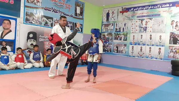 رقابت های تکواندو در ولایت هلمند