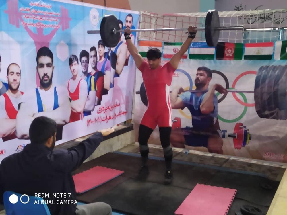 رقایت های وزنه‌برداری در هرات