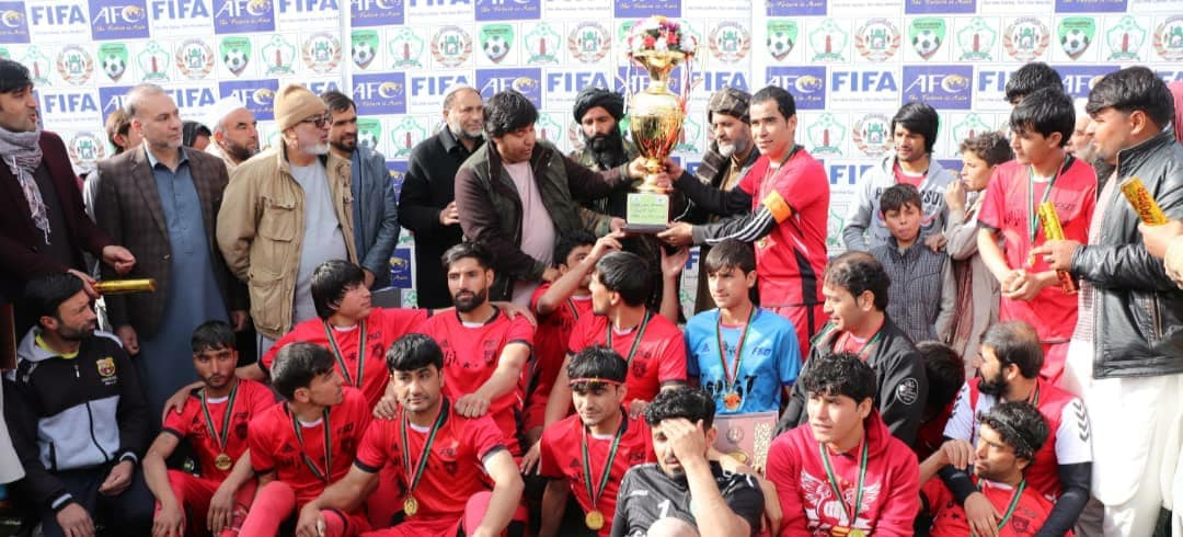 پایان نهمین دوره لیگ برتر فوتبال در غزنی