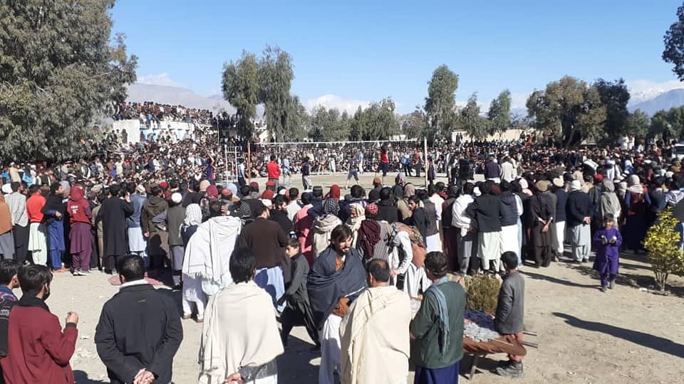 مسابقات والیبال در لغمان برگزار گردید.