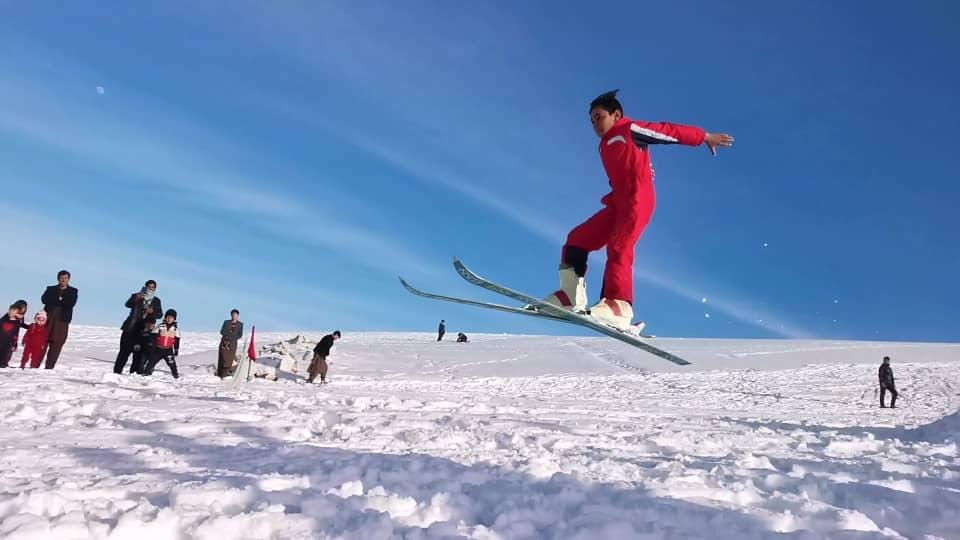 برگزاری مسابقات دوستانه اسکی در غزنی