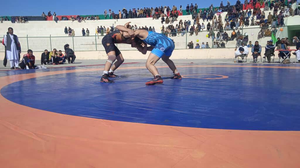 مسابقه کشتی بین کشتی گیران کابل و ننگرهار برگزار شد.