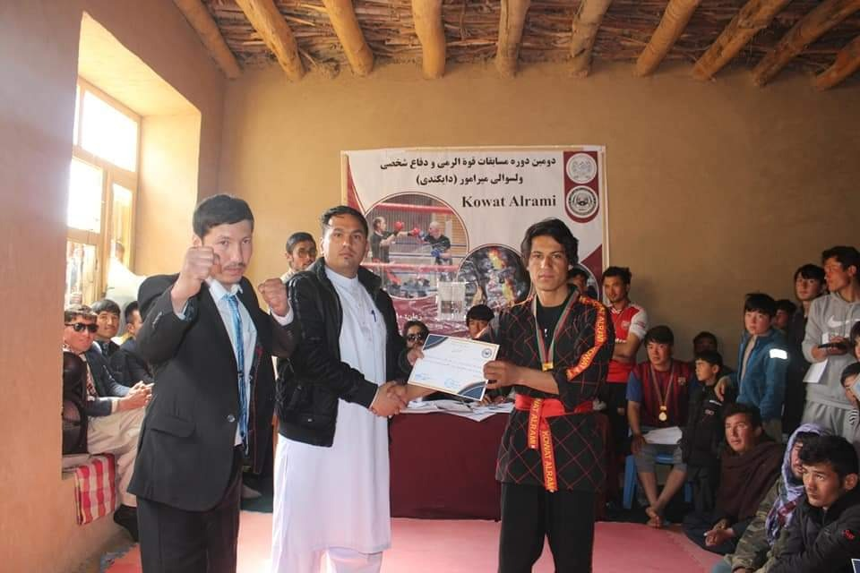 دایکندي ولایت کې قوت‌الرمي او شخصی دفاع لوبو دویم پړاو