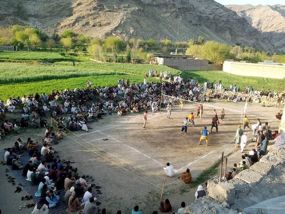 کونړ ولايت کې د واليبال لوبې پيل شوې