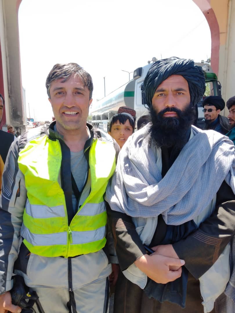 سفر ورزشکار افغان از جرمنی تا افغانستان با موترسایکل