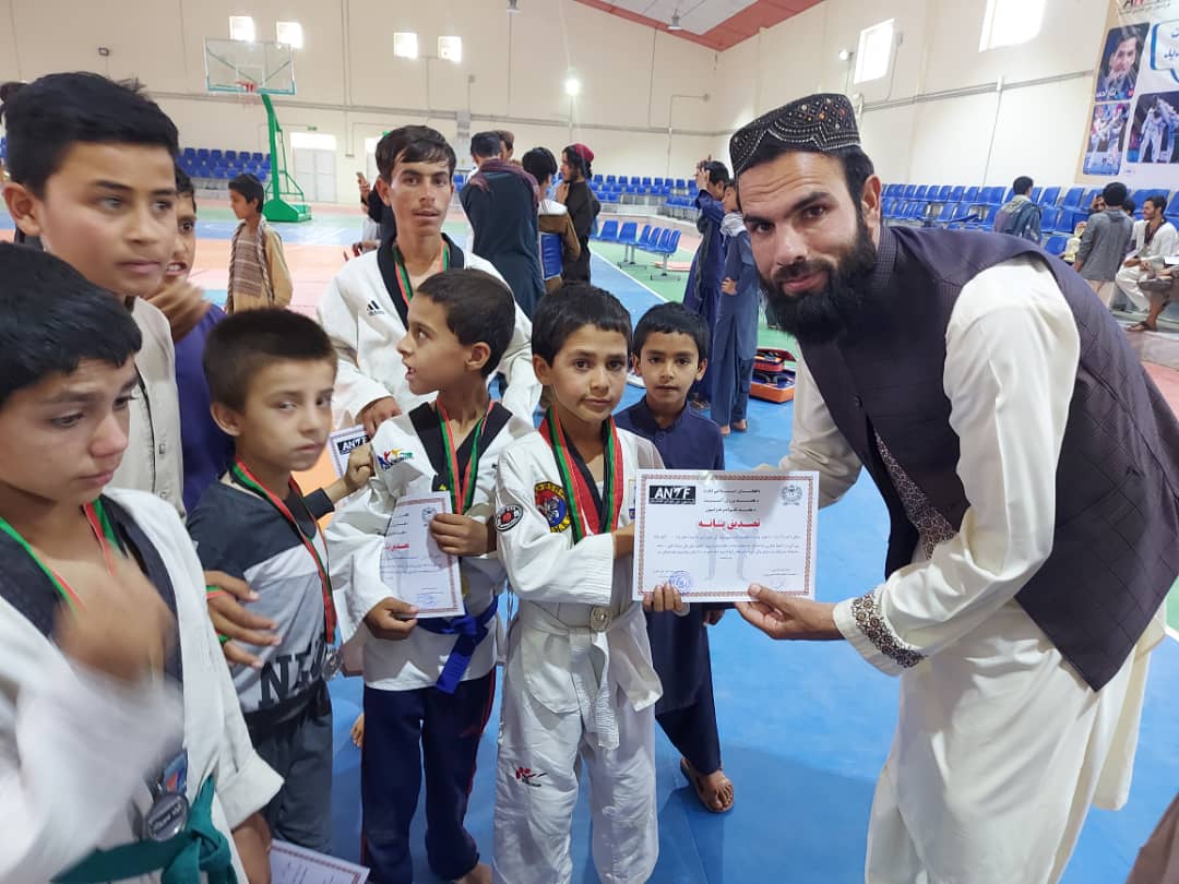 مسابقات انتخابی تکواندو در هلمند برگزار شد