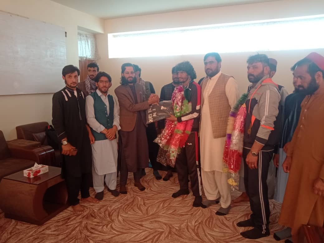 ممتاز ملنګیار د پکتیا بدني روزنې او ورزش ریاست له لورې وستایل شو