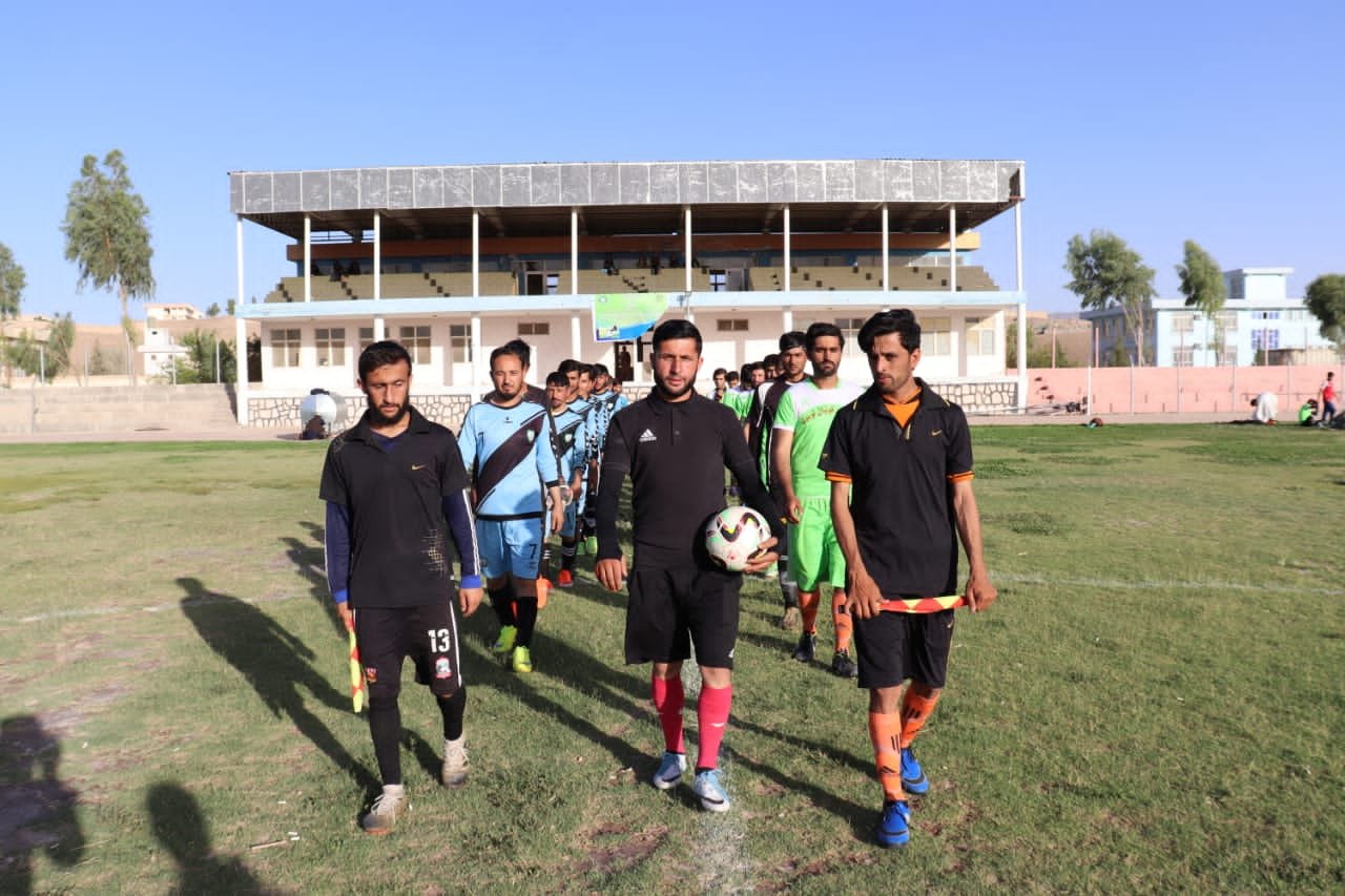 رقابتهای فوتبال در ولایت ارزگان آغاز شد