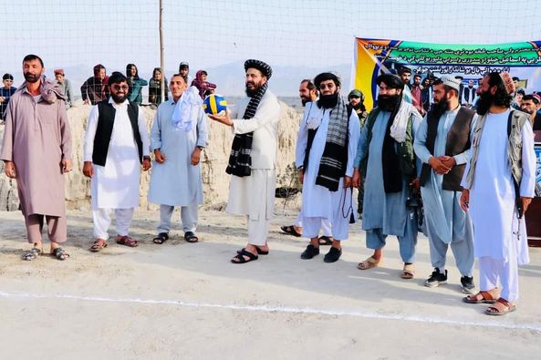 خوست؛ برگزاری رقابتهای والیبال در ولسوالی اسمعیل خیل