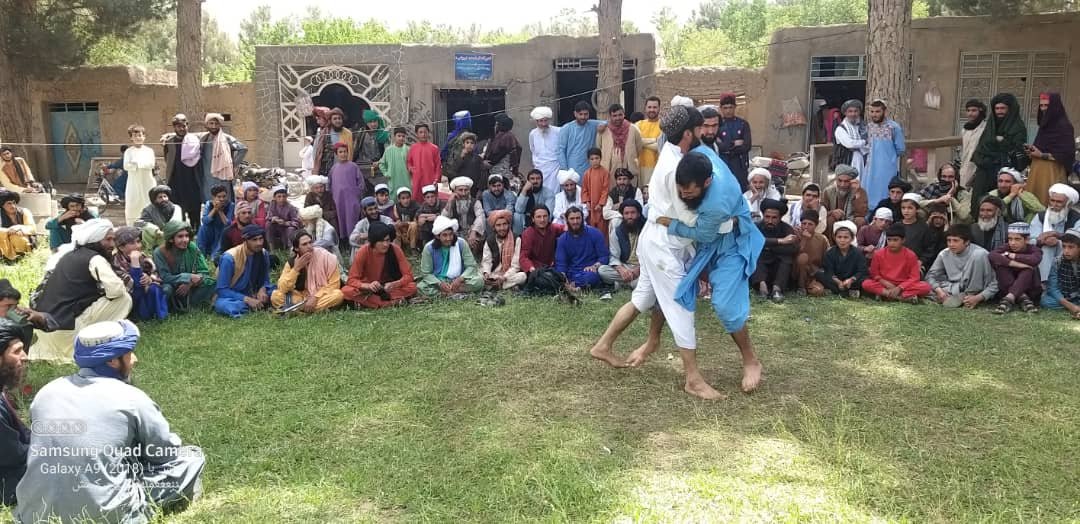 برگزاری مسابقات کشتی رستمی در ولسوالی چشت هرات
