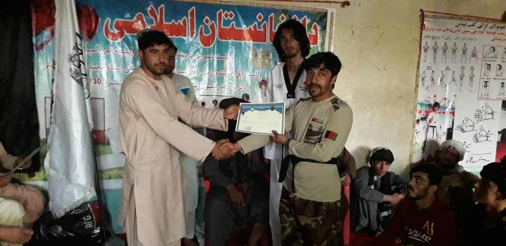 زابل; د اریانا کلب ورزشکارانو ته ارتقایي کمربندونه وتړل شول