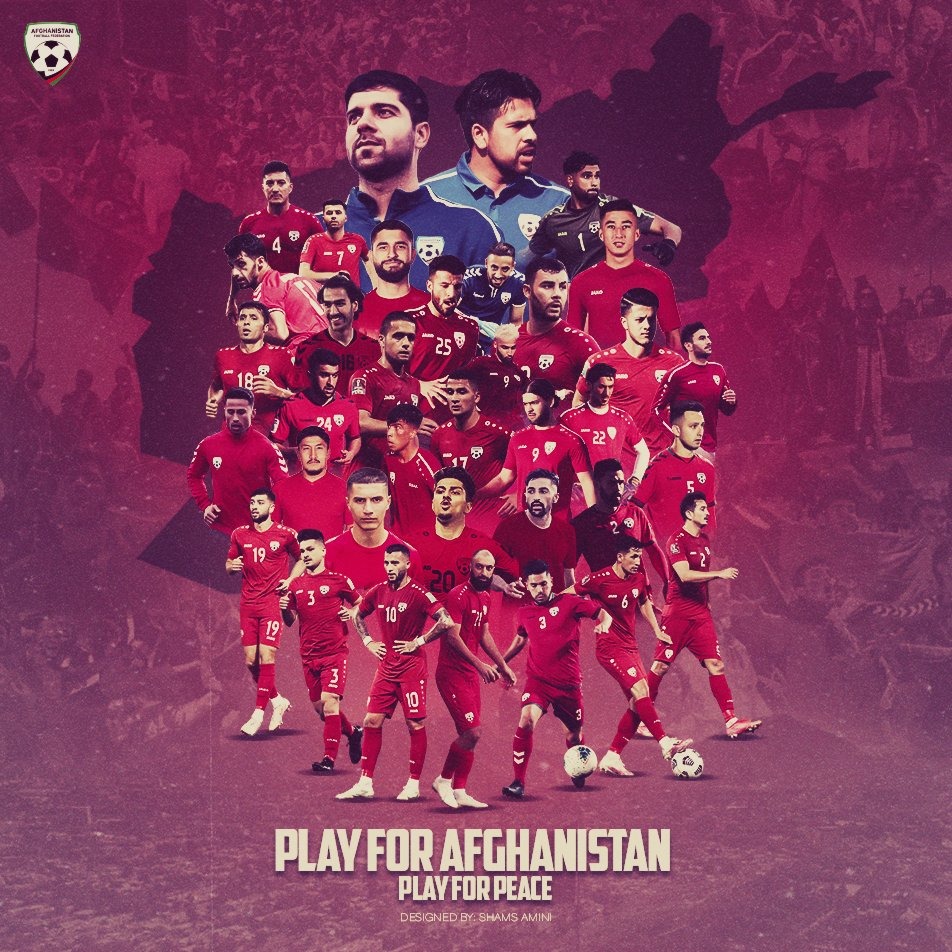 آمادگی تیم ملی فوتبال افغانستان برای بازی با هانگ کانگ