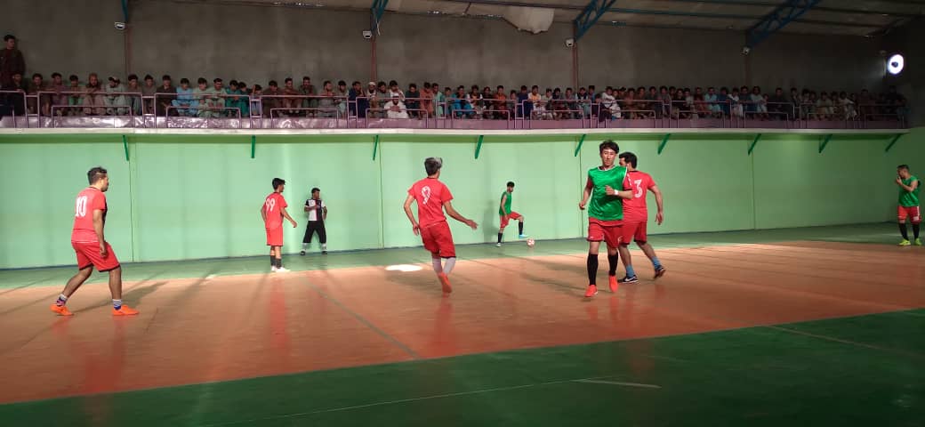 End of Footsall competitions in Ghoryan district of #Herat province