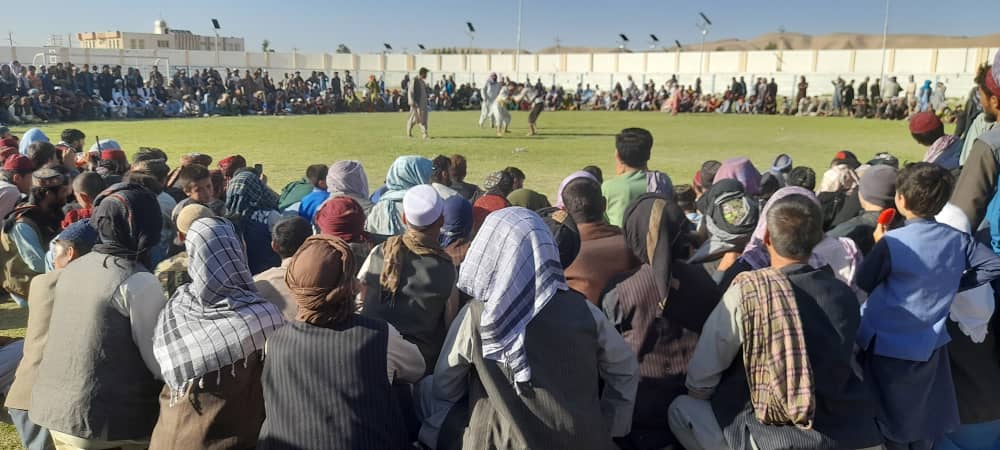 سرپل ؛ مسابقات پهلوانی بین پنج ولسوالی این ولایت برگزار گردید