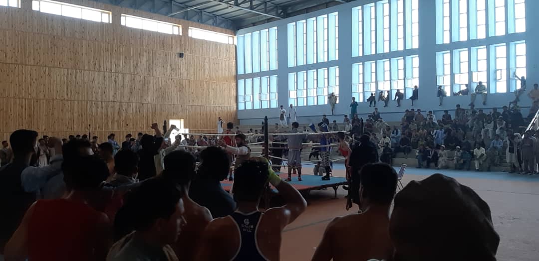 End of one day boxing competitions in #Laghman