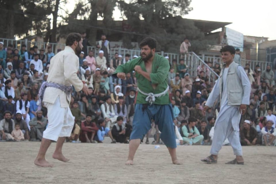 Launching Cyrus competitions in #Samangan province .