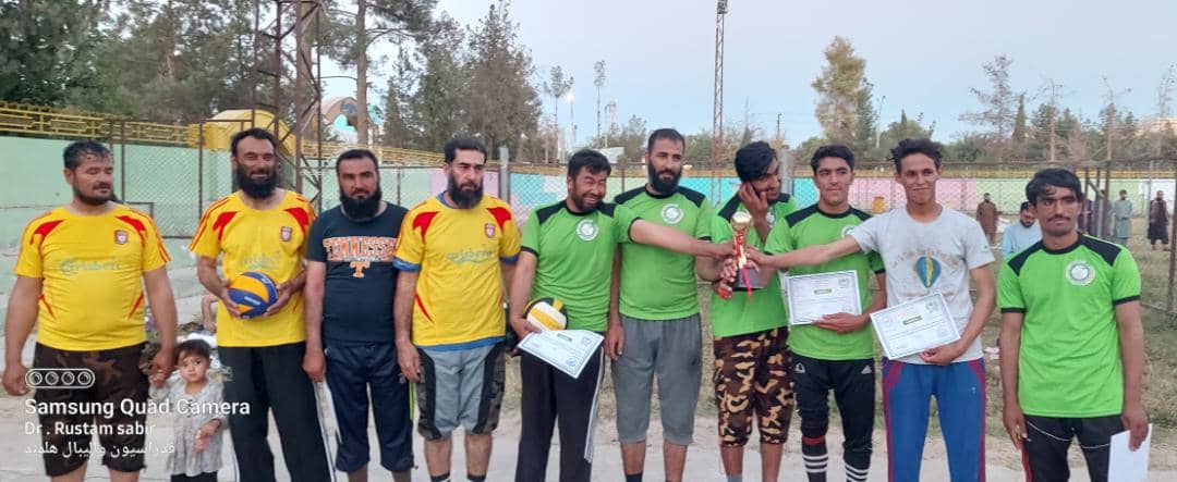 تیم آمریت ورزشی هلمند قهرمان رقابتهای والیبال هلمند شد
