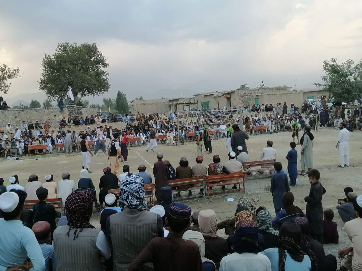 خوست: صبریو ولسوالۍ کې د اتحاد او یووالي په نوم د واليبال ټورنمنټ پيل شو