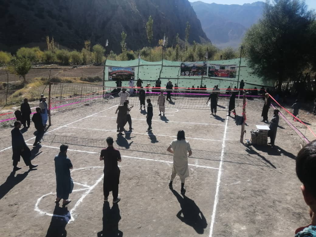 پکتیا؛ احمد خیلو ولسوالۍ کې د امن په نوم د پنځو ولایتونو ترمنځ د والیبال سیالۍ پیل شوې
