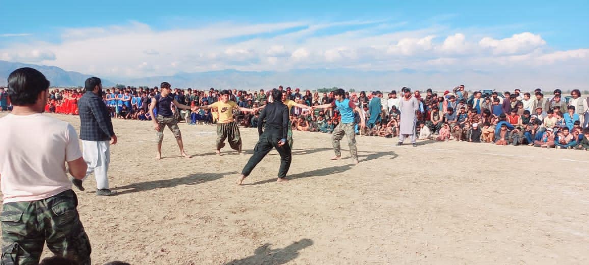 د خوست په تڼیو ولسوالۍ کې لوی ورزشي جشن ترسره شو
