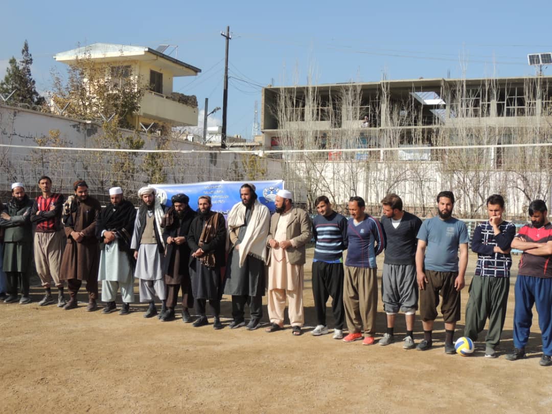 مسابقات والیبال تحت عنوان یکپارچگی فکری در ولایت لوگر برگزار شد