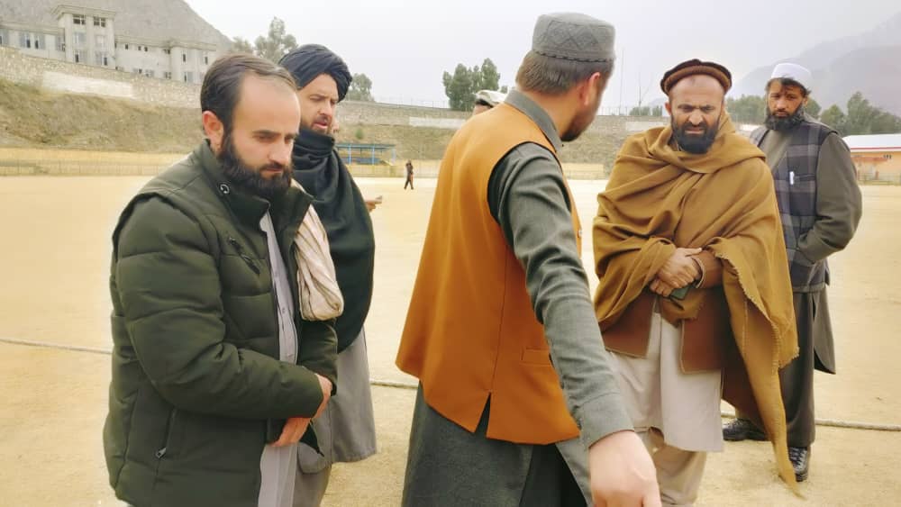 د هیواد د بدني روزنې او ورزش عمومي رياست يوه پلاوي کونړ ولايت ته سفر وکړ