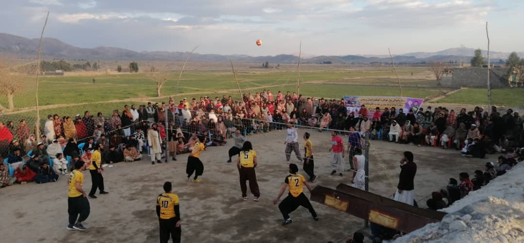 د خوست په تڼیو ولسوالۍ کې د امن او یووالي په نامه د والیبال سیالۍ پیل شوې