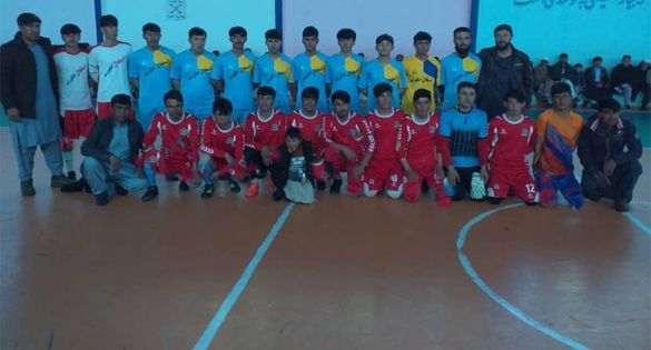 The volleyball contest in Jaghori district of Ghazni province ended with the championship of Tabqus youth team.