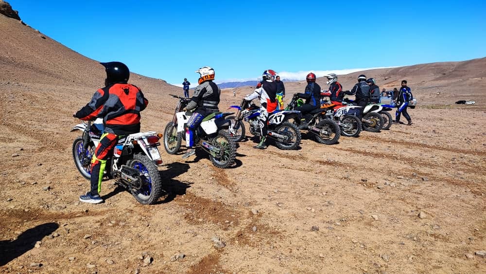 A motorcycle contest in Herat province