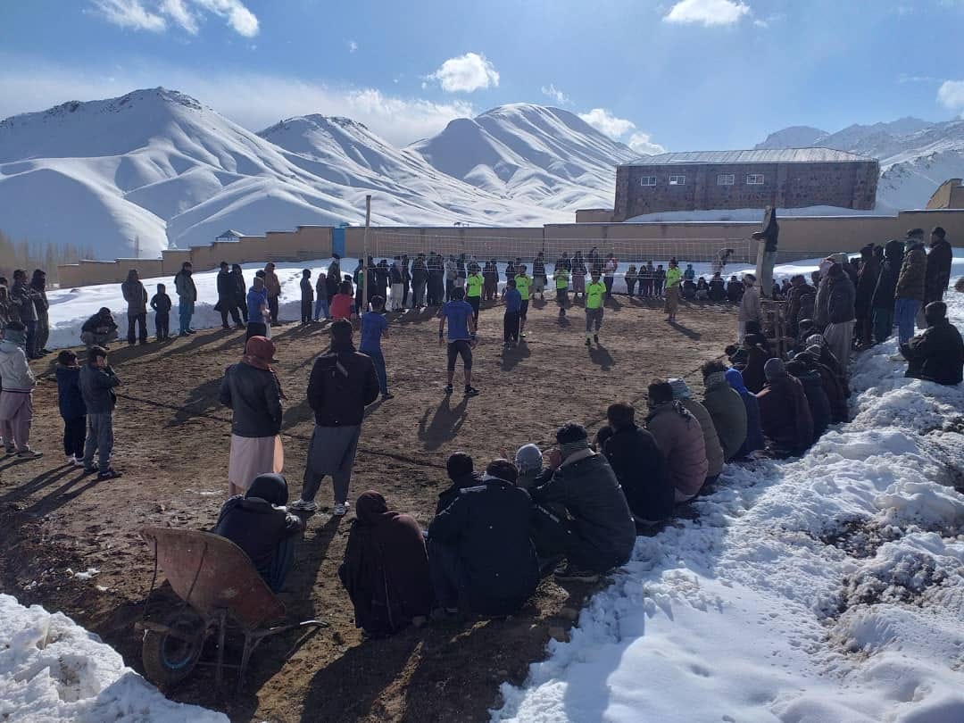 د غزني په مالستان ولسوالۍ کې د والیبال ژمنۍ سیالۍ پیل شوې