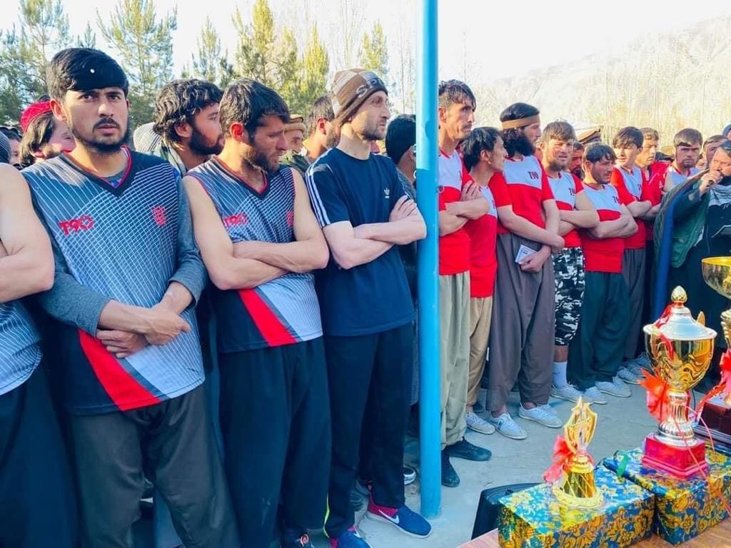 The Finale of the winter (Zimistani) volleyball championship in Badakshan province.