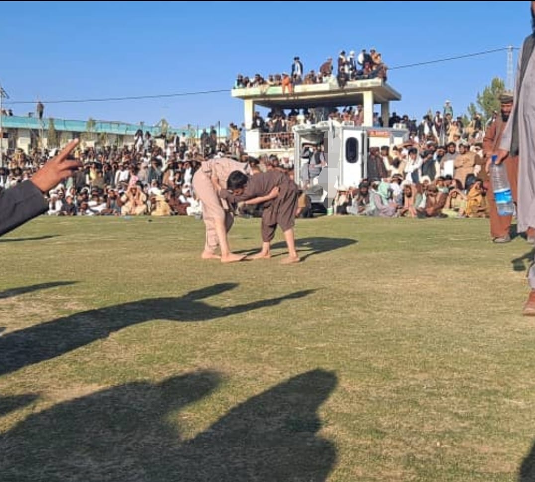 زابل؛ د مرکز او دوه ولسوالیو ۱۲۰ پهلونانو ترمنځ د غېږنیونې سیالۍ ترسره شوې