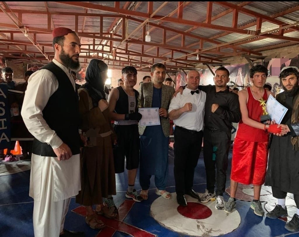 مسابقه دوستانه مشت زنی در ناحیه پنجم ننگرهار برگزار شد