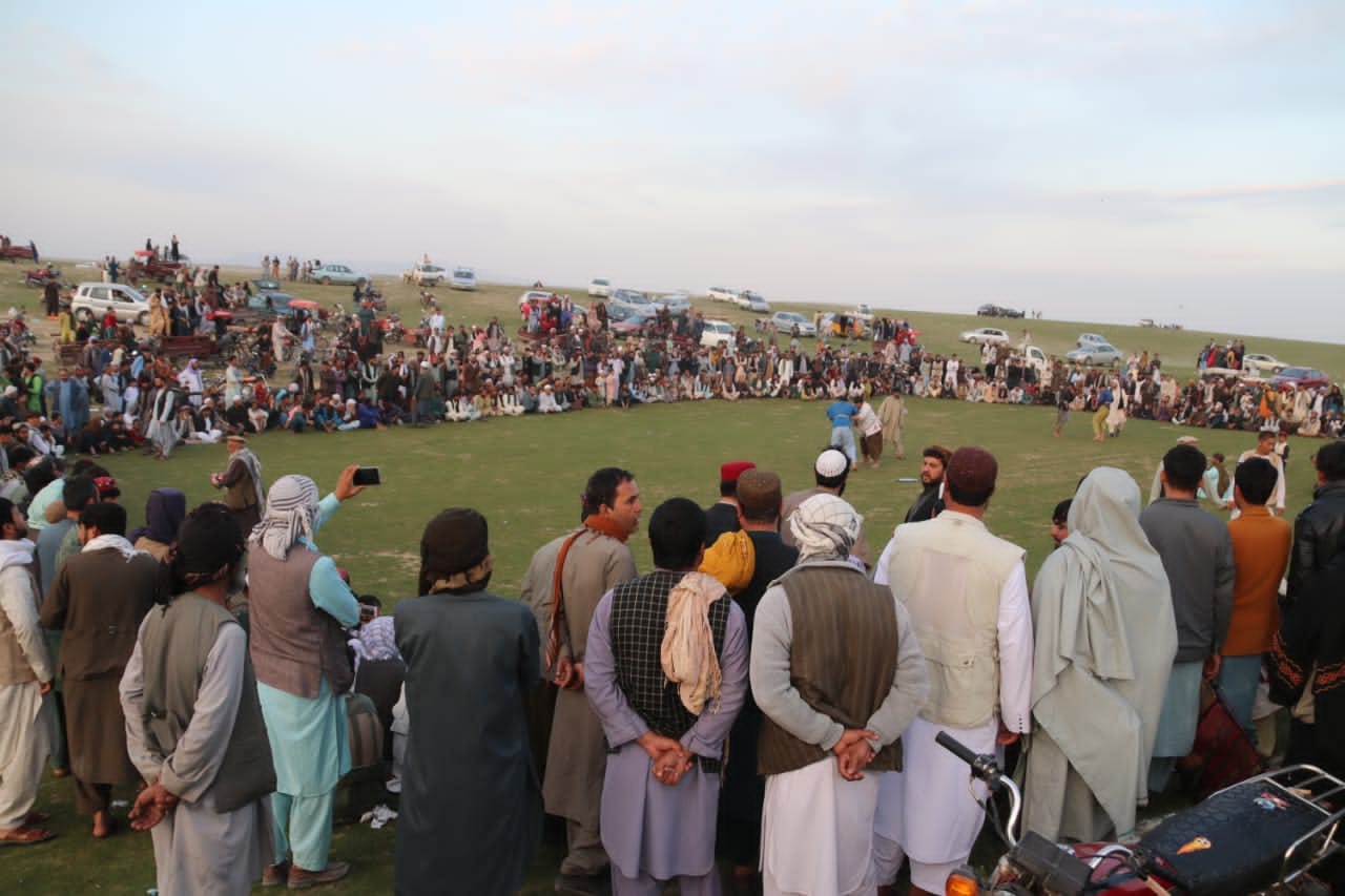 د کندز په ابدان دښته کې د کورش ۲۲۰ ورزشکارانو ترمنځ سیالۍ او نندارې ترسره شوې