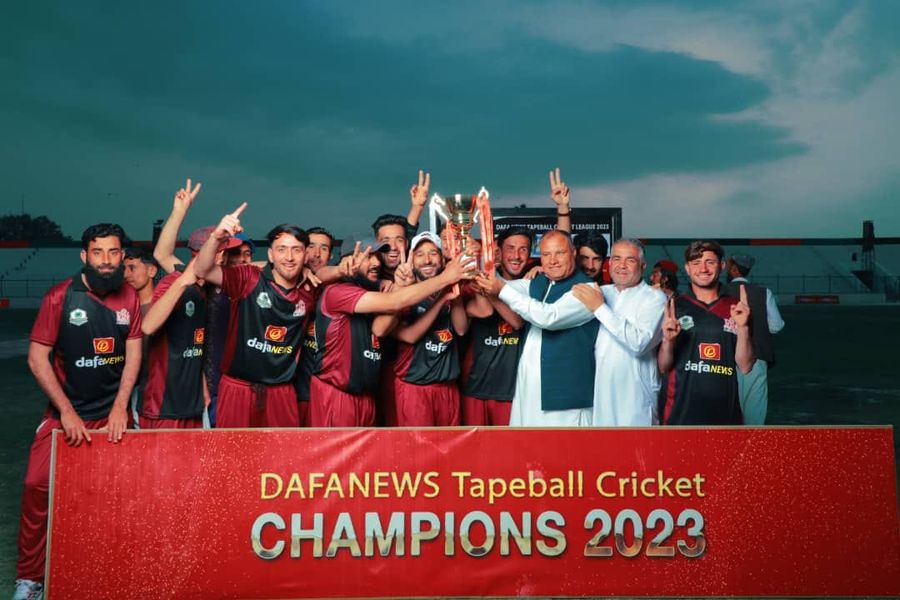 په ننګرهار کې د ټېپ بال کرکټ ټورنمنټ پایلوبه نارت لاینز لوبډلې وګټله