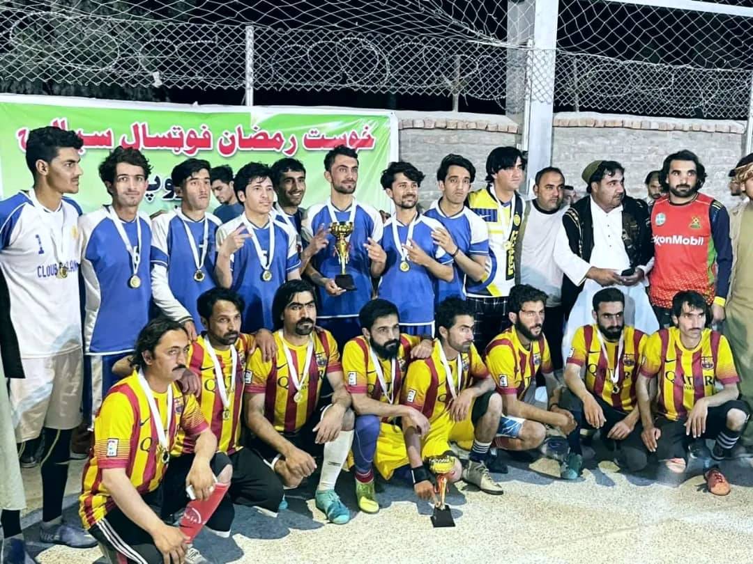 خوست؛ د فوټسال رمضان جام سیالیو اتلولي اریانا لوبډلې خپله کړه
