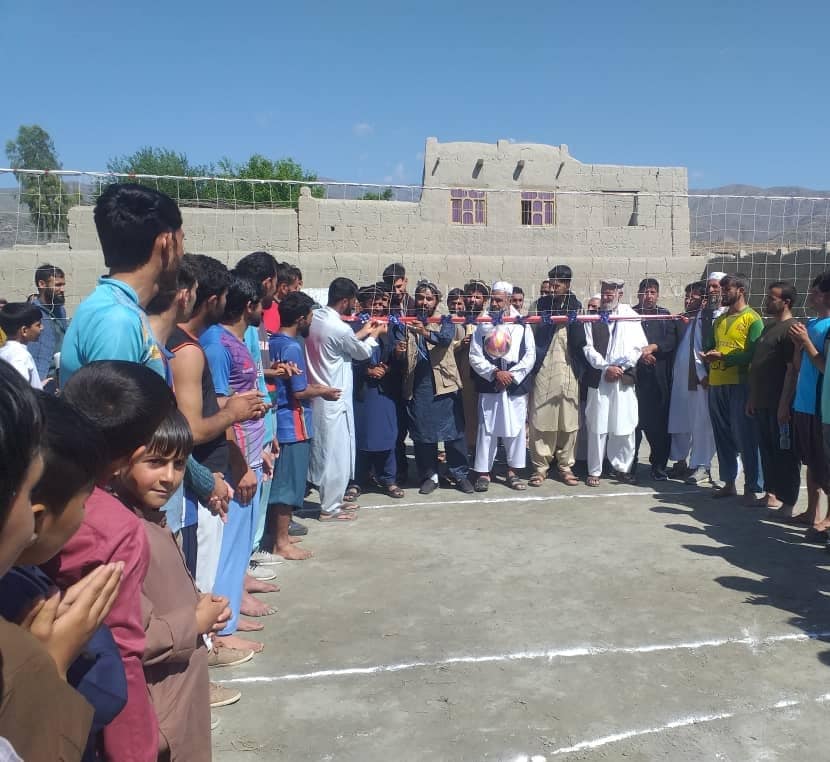د ننګرهار په ښېوې ولسوالۍ کې د والېبال ټورنمنټ پیل شو