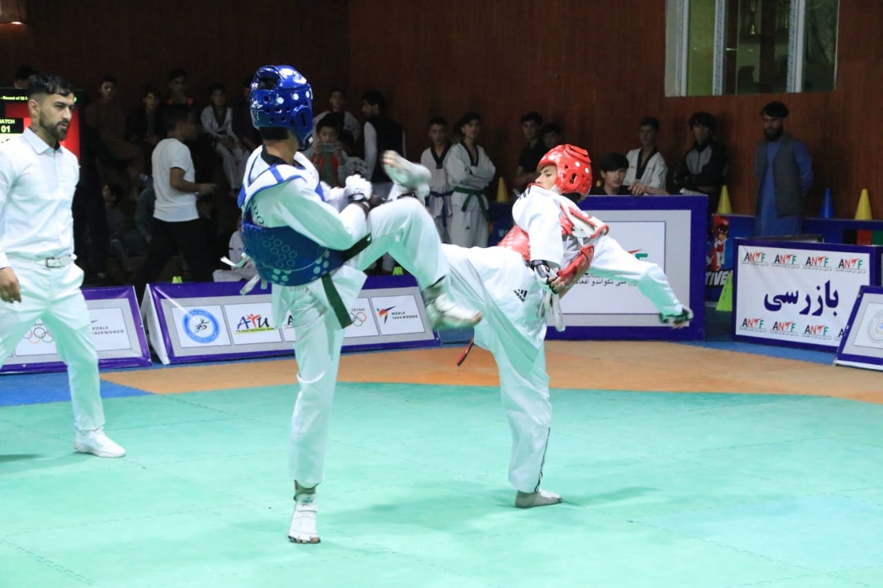 په پلازمېنه کابل کې د څلور ولایتونو د ورزشکارانو ترمنځ د تکواندو آزادې سیالۍ ترسره شوې