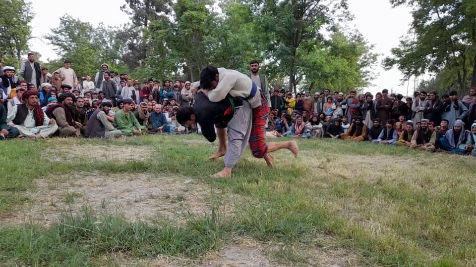 مسابقات کورش در ولایت فاریاب مرکز شهر میمنه برگزار گردید.