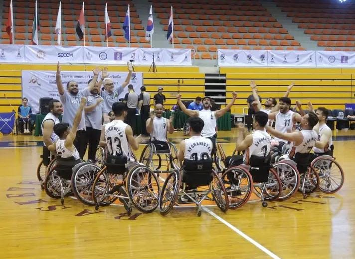 د هیواد ویلچر باسکېټبال ملي لوبډلې د پارالمپیک آسیا جام مقدماتي سیالیو په خپله څلورمه لوبه کې چین‌تایپه ته ماتې ورکړه