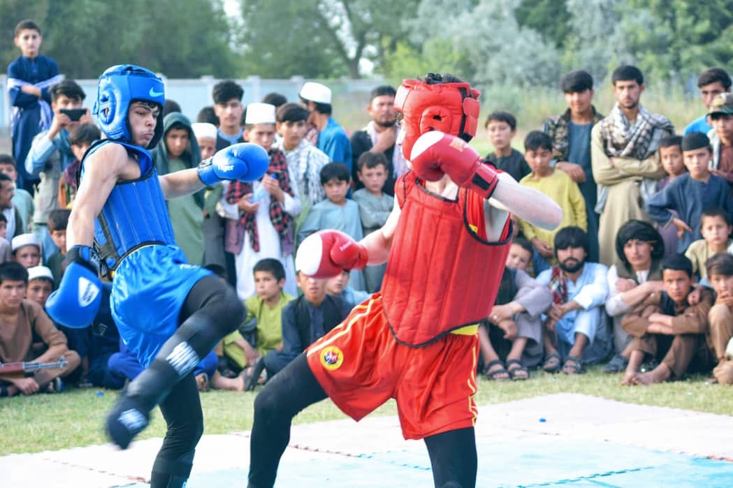 د تخار په دشت قلعه ولسوالۍ کې د ووشو سیالۍ ترسره شوې