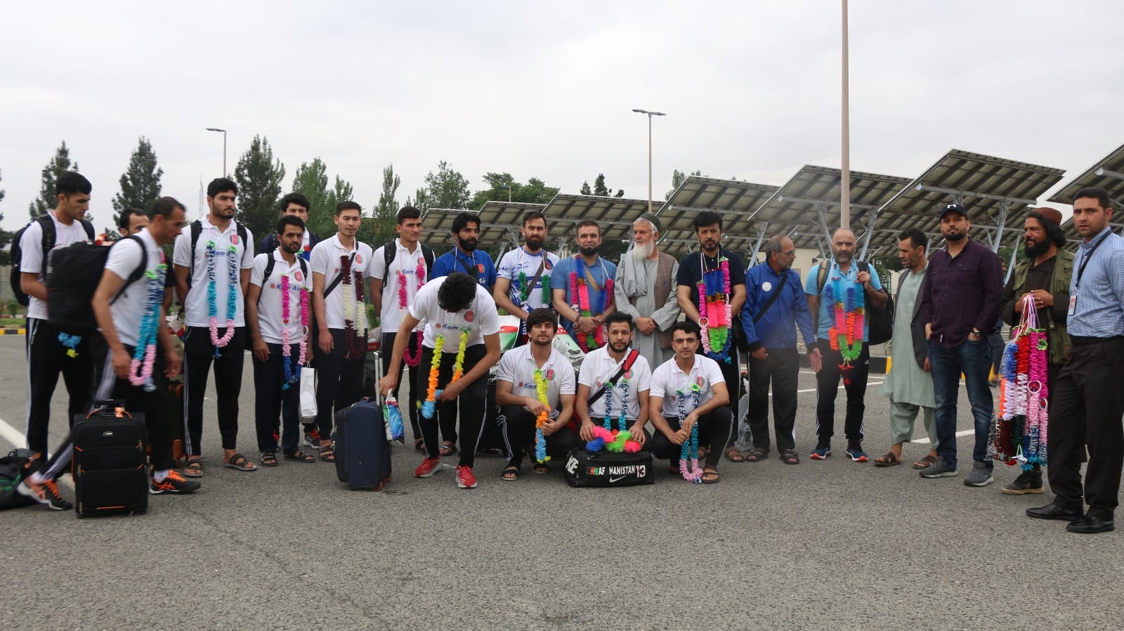 د افغانستان کام اير واليبال ملي لوبډله له‌ بريالي سفر وروسته بېرته خپل هيواد ته راستنه شوه