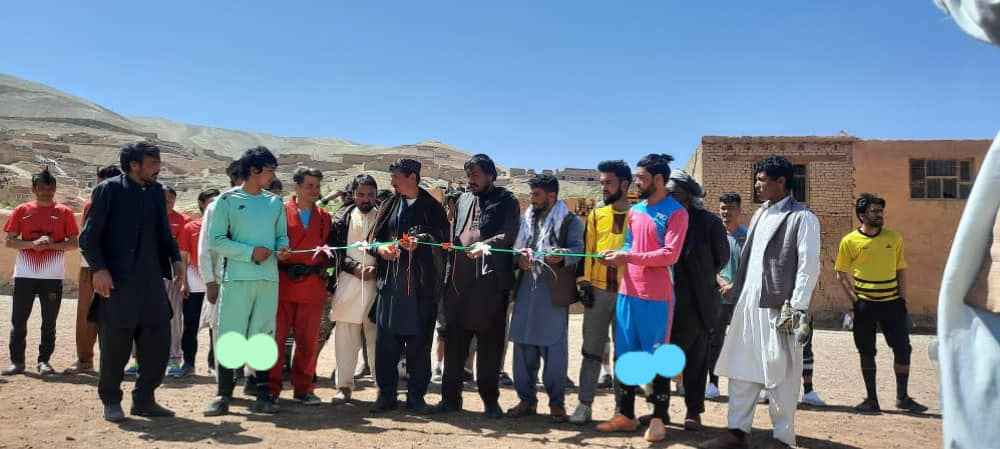 باميان؛ په يکاولنګ نمبر ١ ولسوالۍ کې د ١١ لوبډلو ترمنځ د فوټبال سيالۍ پيل شوې